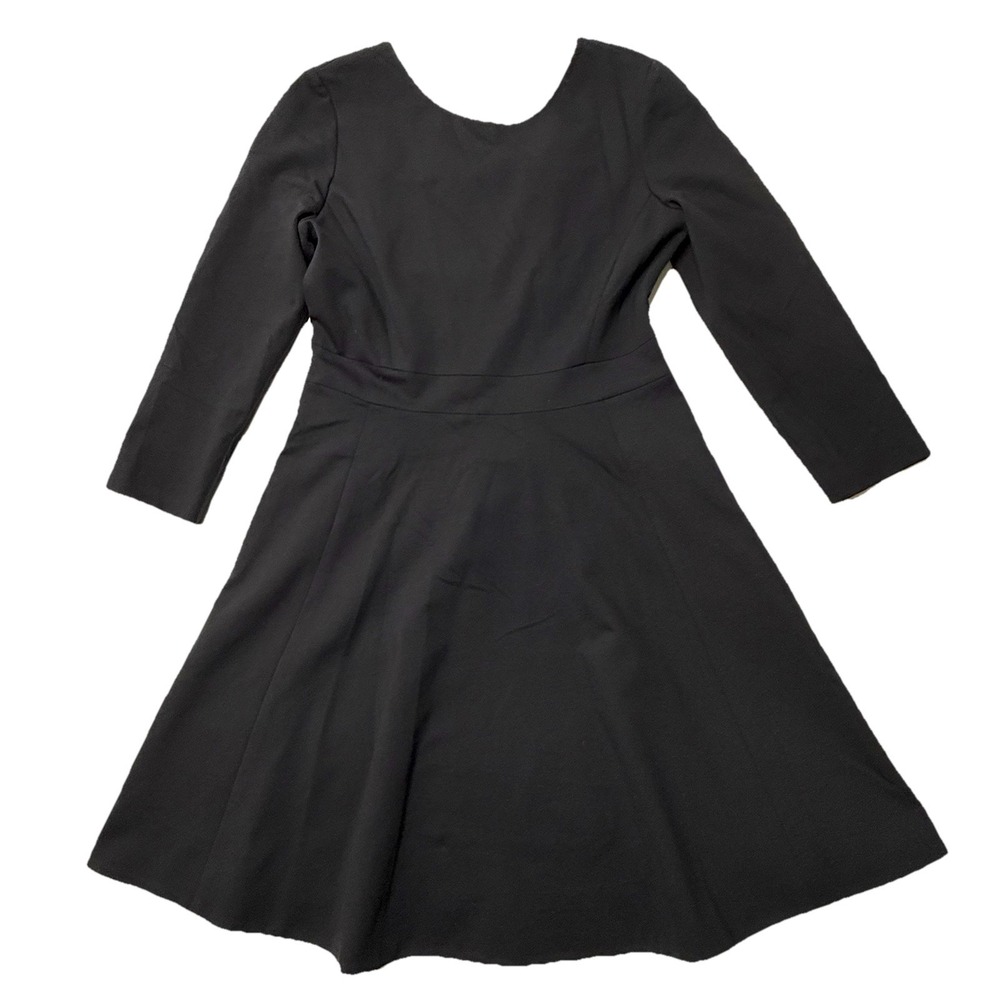 NWT Kate Spade Ponte Flirty Back Dress Size 10 Black $328 Fancy Meeting You Bows